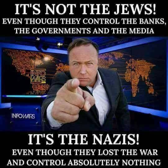 Alex Jones dit que l&rsquo;ADL est un groupe de façade pour les « super nazis »