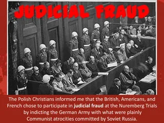 Articles 19 et 21 du statut du Tribunal de Nuremberg : analyse critique